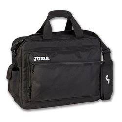 Torba Joma Laptop Case 400167.100 czarna sportowa torba funkcjonalna oraz wygodna wyposażona w przedziały i przegrodę na laptopa